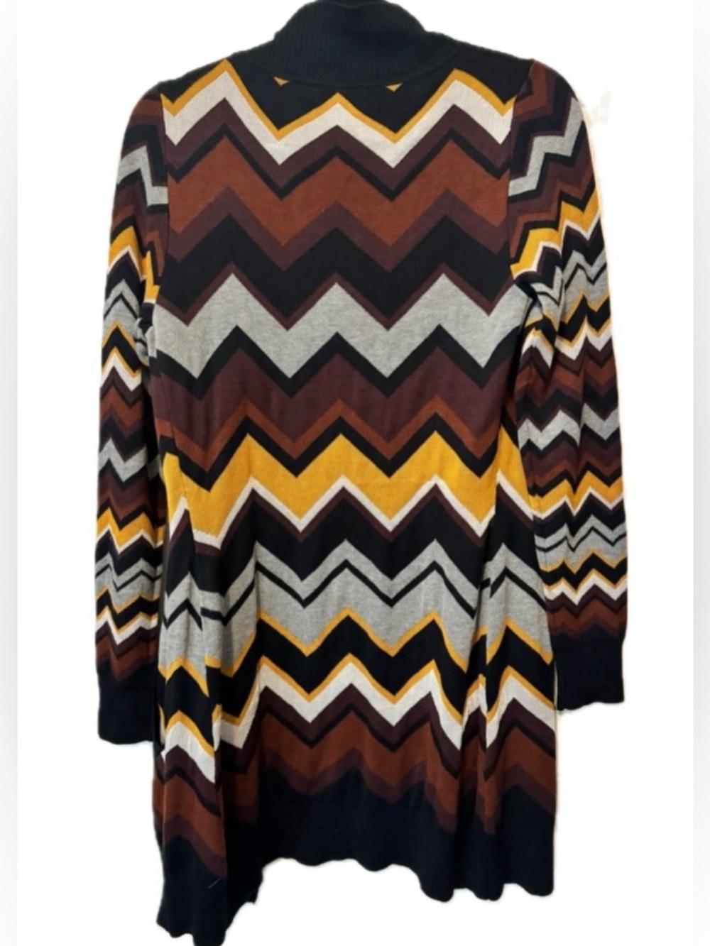 Missoni for Target Chevron Cardigan XS Open Front Zigzag Boho Duster Sweater - Picture 3 of 7